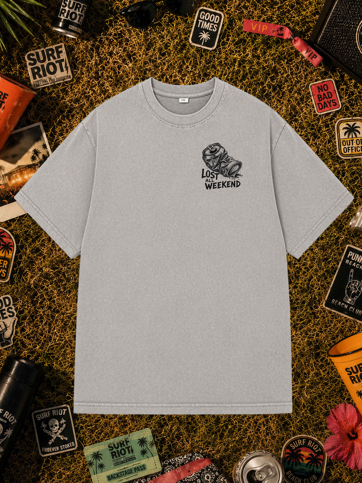 Loose Fit Shirt für Festivals, Sommer und Streetwear