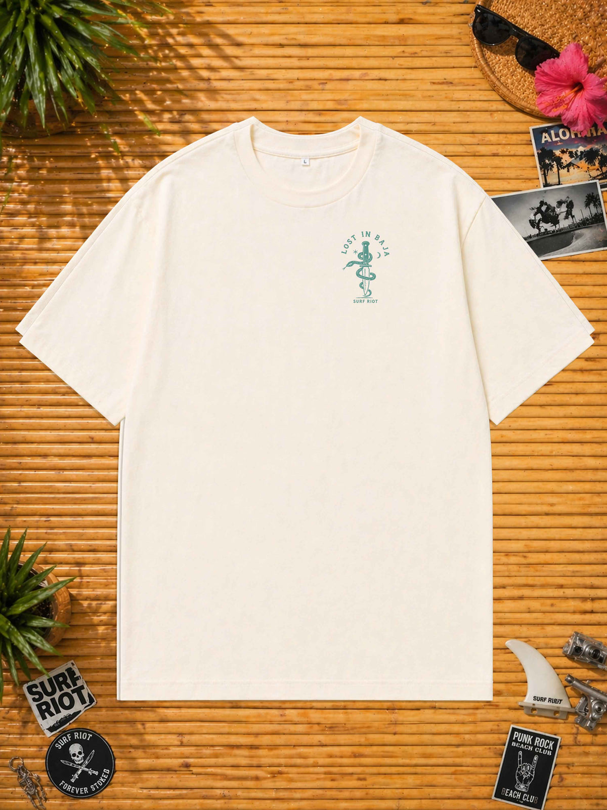 Lost In Baja Snake - Loose Fit Tee