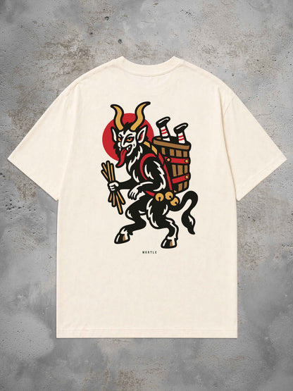 Krampus – Oversized Tattoo T-Shirt
