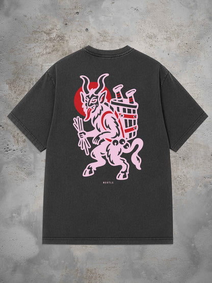 Krampus – Oversized Tattoo T-Shirt