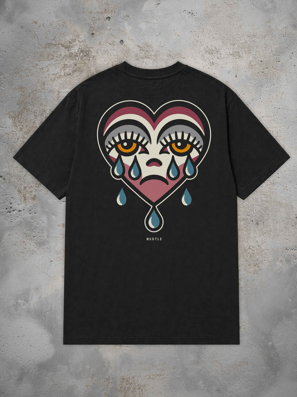 Crying Heart - Tattoo Oversized Shirt