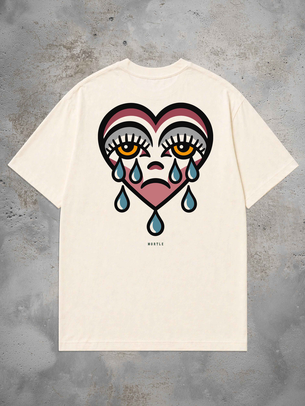 Crying Heart - Tattoo Oversized Shirt