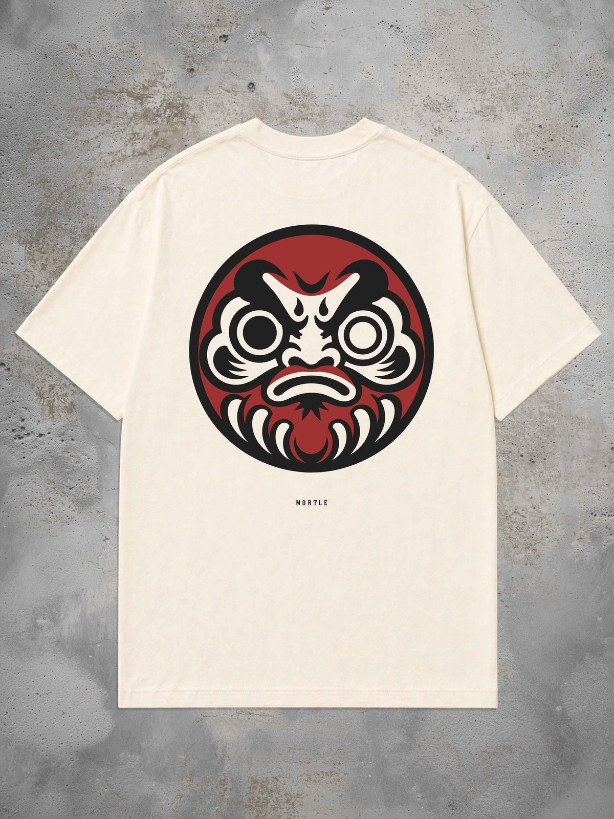 Daruma - T-shirt tatouage oversize – écru