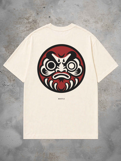 Daruma - T-shirt tatouage oversize – écru