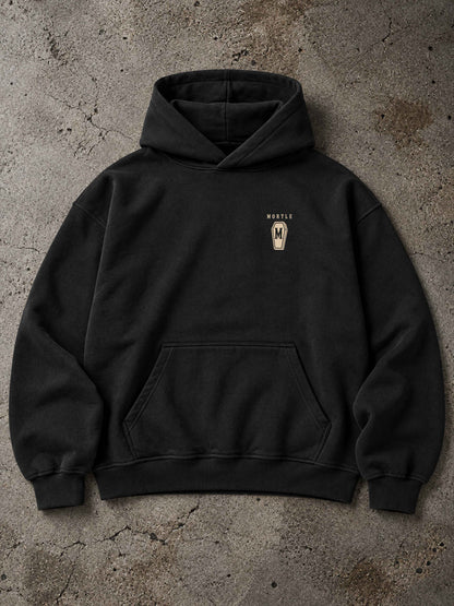 Reaper Mono – Oversized Tattoo Hoodie – black