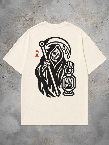 Reaper Mono - T-shirt tatouage oversize