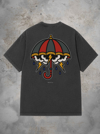 Parapluie tempête - T-shirt tatouage oversize