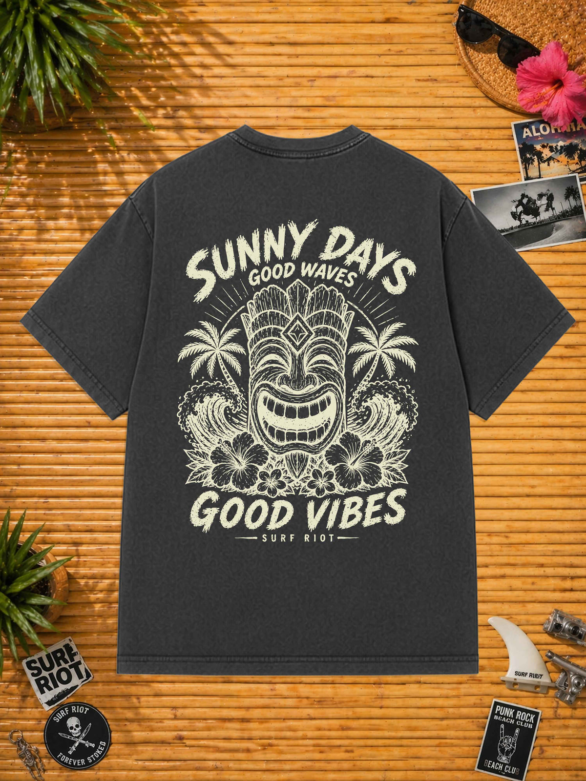 Good Vibes Tiki II — Loose Fit Tee