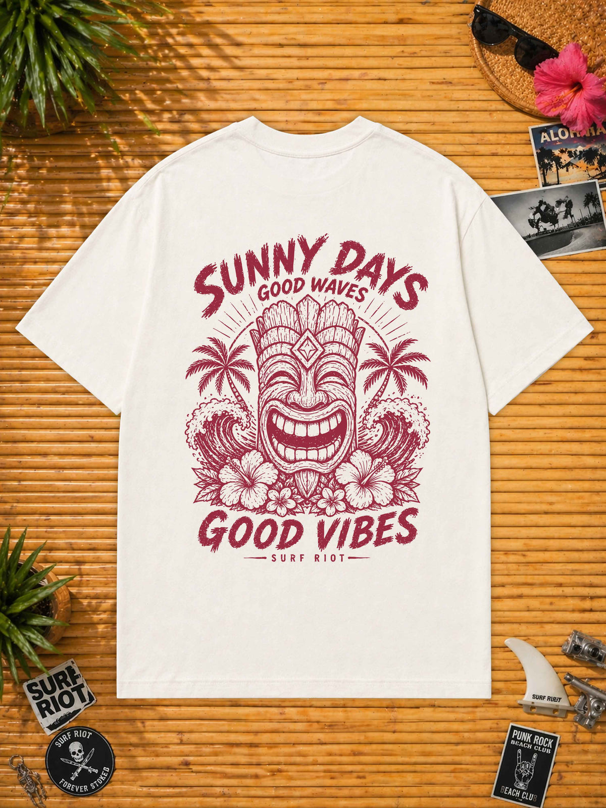 Good Vibes Tiki II — Loose Fit Tee