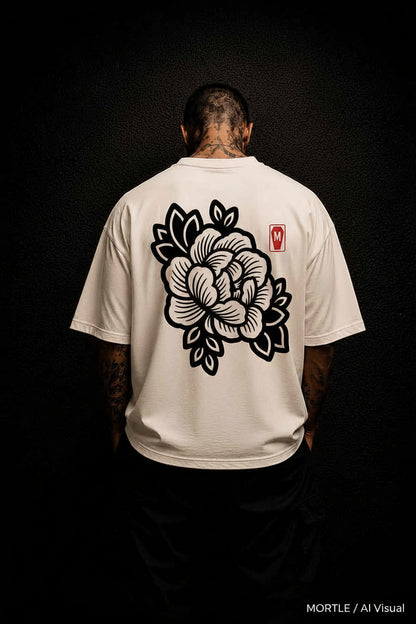 Begonia mono - Oversized Tattoo T-Shirt