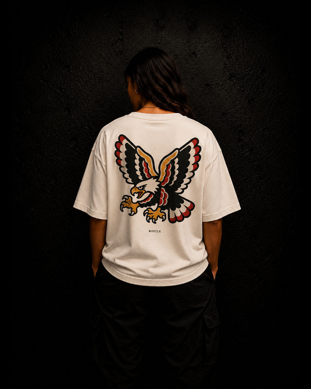 Eagle - Oversized Tattoo T-Shirt – off-white