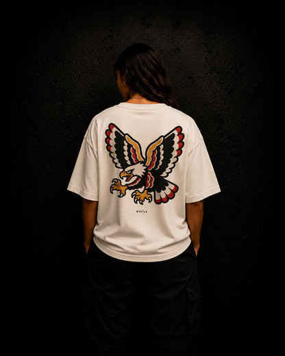 Eagle - Oversized Tattoo T-Shirt – off-white