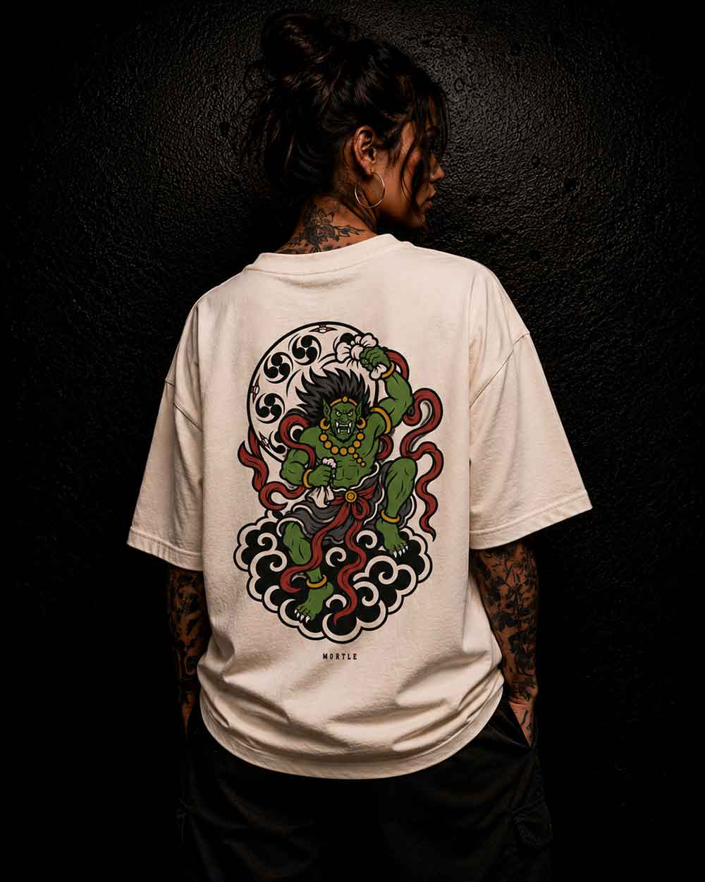 Fujin - Oversized Tattoo T-Shirt – off-white