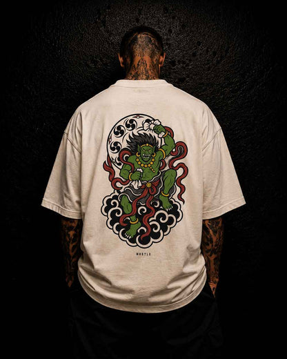 Fujin - Oversized Tattoo T-Shirt – off-white