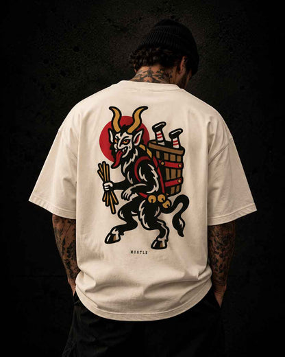 Krampus – Oversized Tattoo T-Shirt
