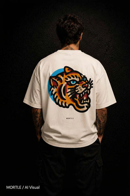 Tiger - Oversized Tattoo T-Shirt